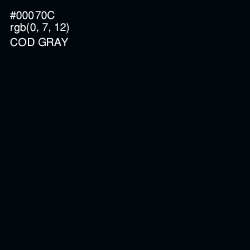 #00070C - Cod Gray Color Image